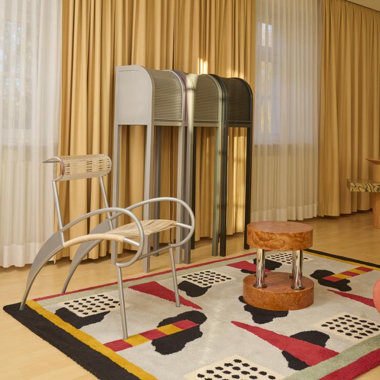 Bild 1 zu Objekt, Carpet 'California', 1983 (design), Nathalie Du Pasquier, Memphis Milano, 177A 243