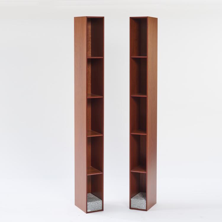 Hauptbild zu Objekt, Zwei B&uuml;cherregale 'Achille', 1980er Jahre (Entwurf), Vittorio Prato, Tisettanta, Senna Comasco, 177A 238