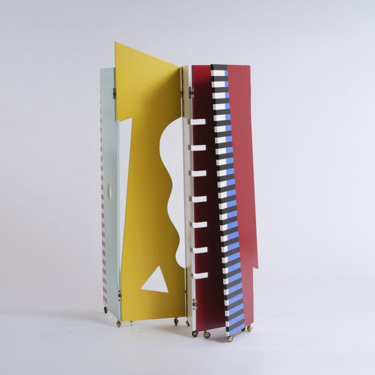 Bild 1 zu Objekt, Folding screen 'Bagatelle', 1992, Dan Friedman, Driade, Corsico, 177A 257
