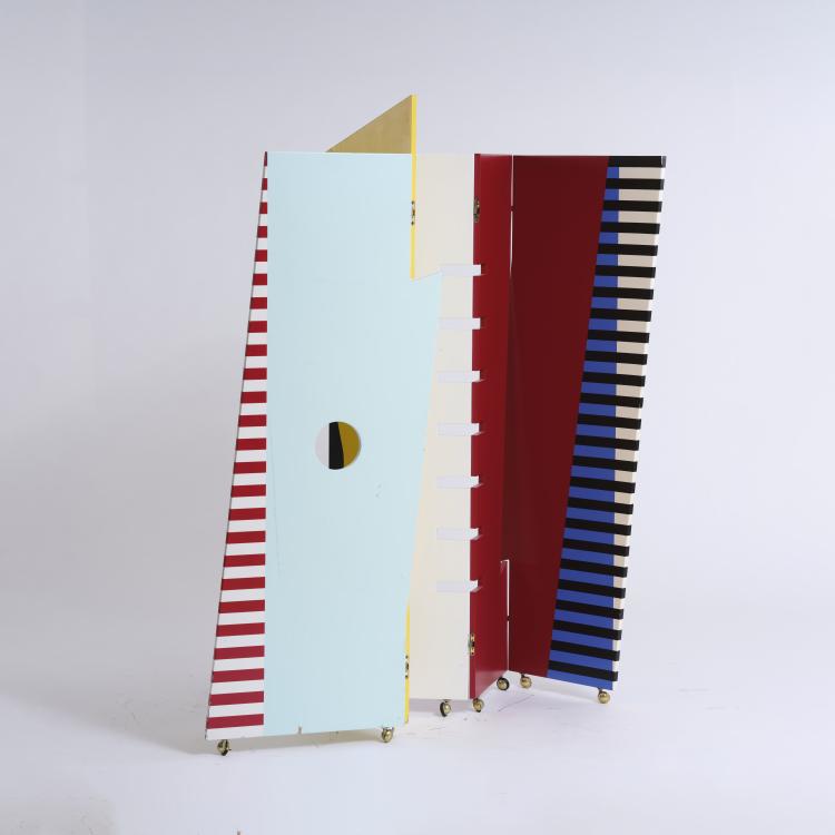 Bild 2 zu Objekt, Folding screen 'Bagatelle', 1992, Dan Friedman, Driade, Corsico, 177A 257