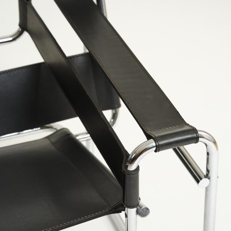 Bild 3 zu Objekt, Two armchairs 'Wassily', 1925 (design), Marcel Breuer, Knoll International, New York, 177A 224