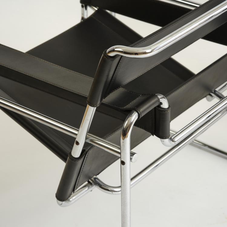 Bild 4 zu Objekt, Two armchairs 'Wassily', 1925 (design), Marcel Breuer, Knoll International, New York, 177A 224