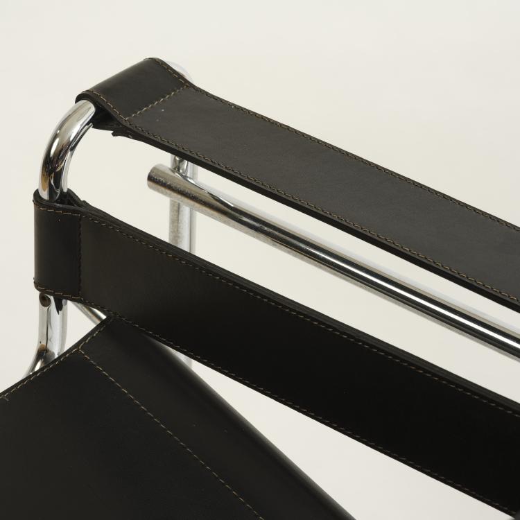 Bild 5 zu Objekt, Two armchairs 'Wassily', 1925 (design), Marcel Breuer, Knoll International, New York, 177A 224