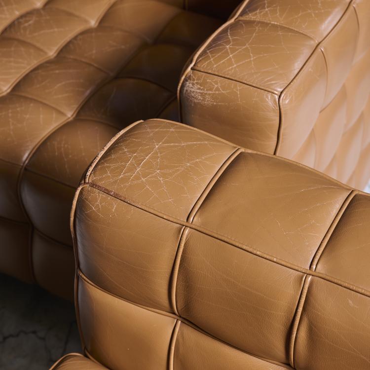 Bild 6 zu Objekt, Dreiersofa 'Kubus', 1910 (Entwurf), Josef Hoffmann, Wittmann M&ouml;belwerkst&auml;tten, Etsdorf, 177A 222