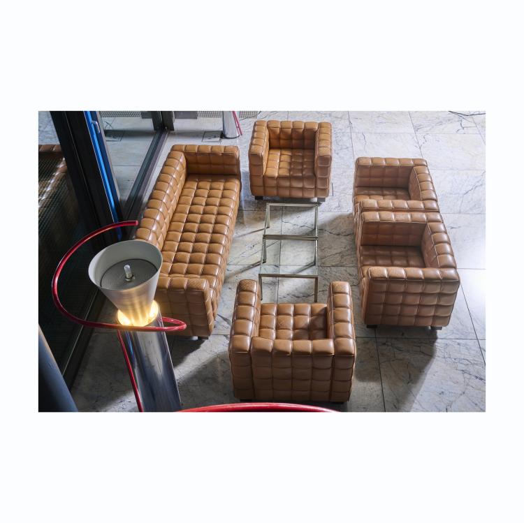 Bild 1 zu Objekt, Vier Sessel 'Kubus', 1910 (Entwurf), Josef Hoffmann, Wittmann M&ouml;belwerkst&auml;tten, Etsdorf, 177A 223