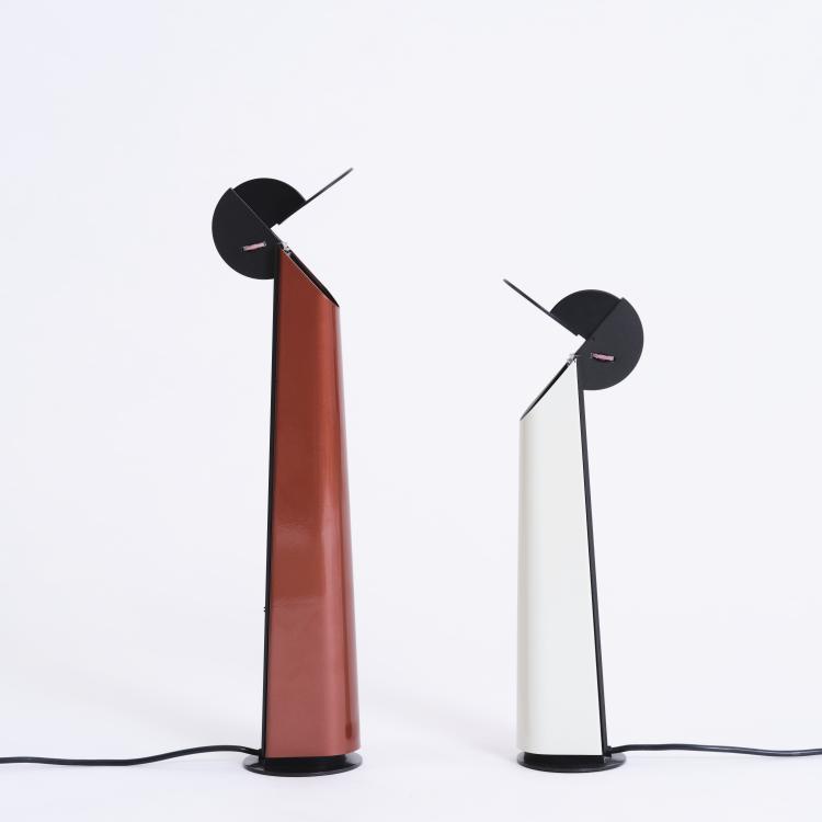 Hauptbild zu Objekt, Zwei Tischleuchten 'Gibigiana', 1980 (Entwurf), Achille Castiglioni, Flos, Brescia, 177A 229