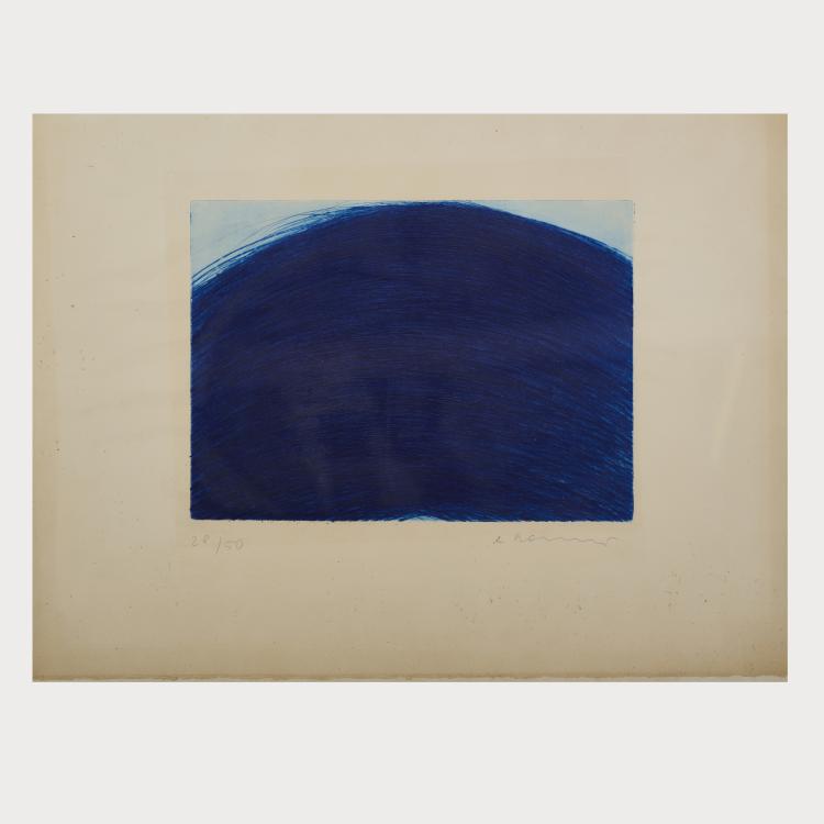 Hauptbild zu Objekt, 'Mar Azul', 2019, Arnulf Rainer, 177C 759