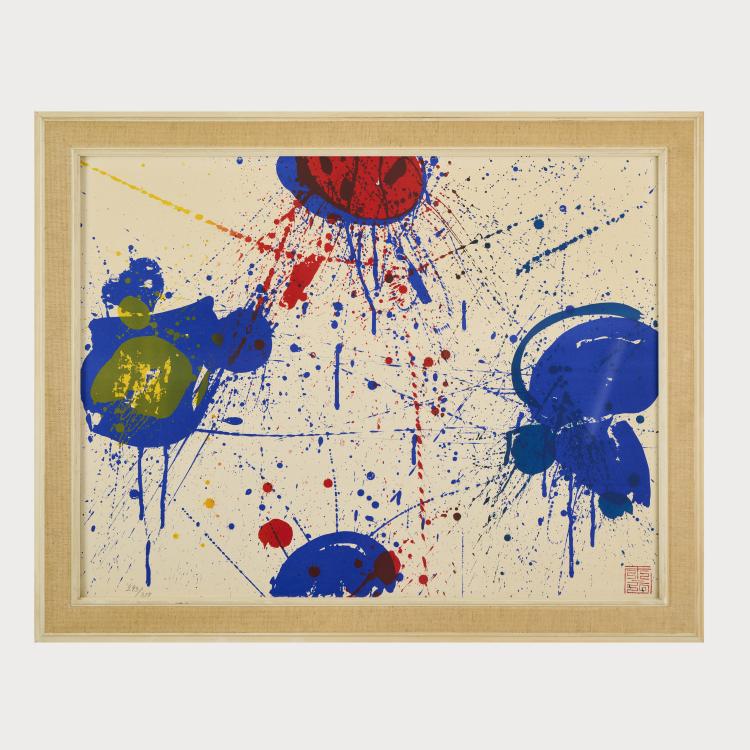 Bild 1 zu Objekt, 'The Upper Red (Voil&agrave;)', 1963, Sam Francis, 177C 721