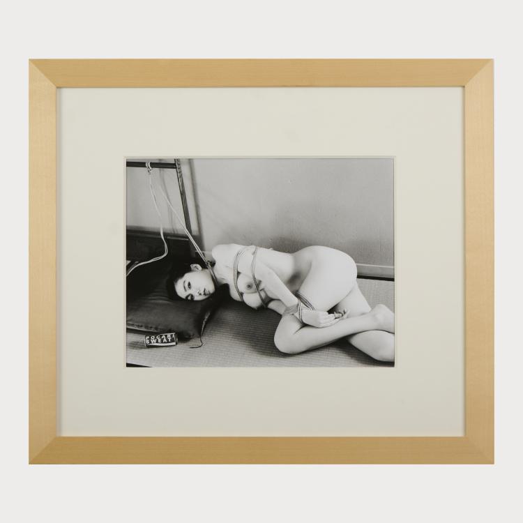 Bild 1 zu Objekt, Ohne Titel, aus der Serie 'Kinbaku', 1989 (Abzug wohl sp&auml;ter), Nobuyoshi Araki, 177C 648
