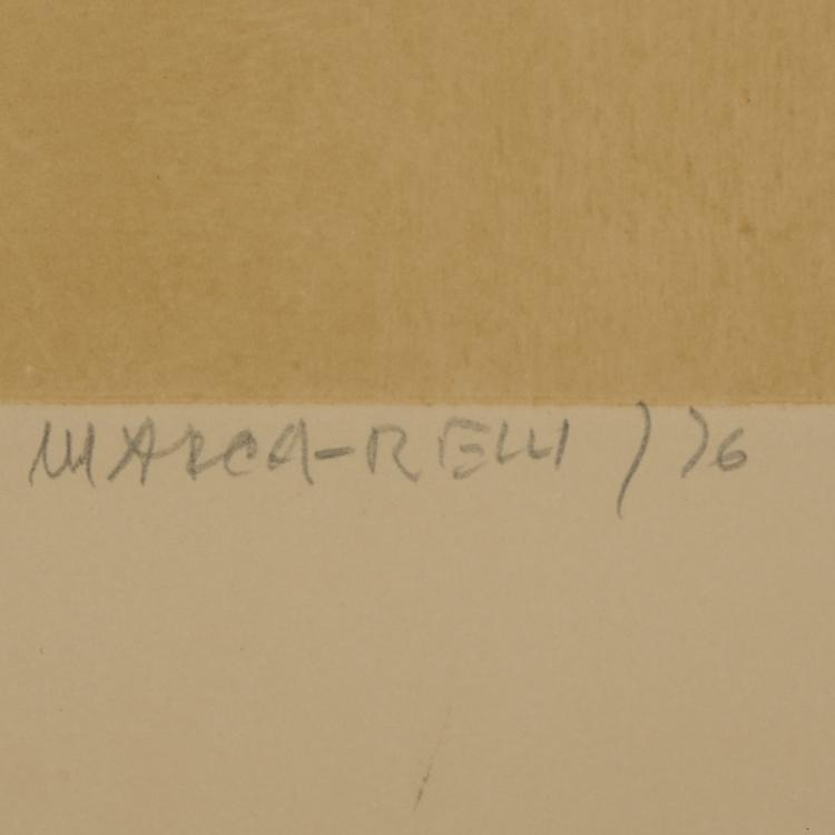 Bild 2 zu Objekt, Vier Radierungen: Composition III; V; VIII; X, 1976, Conrad Marca-Relli, 177C 746