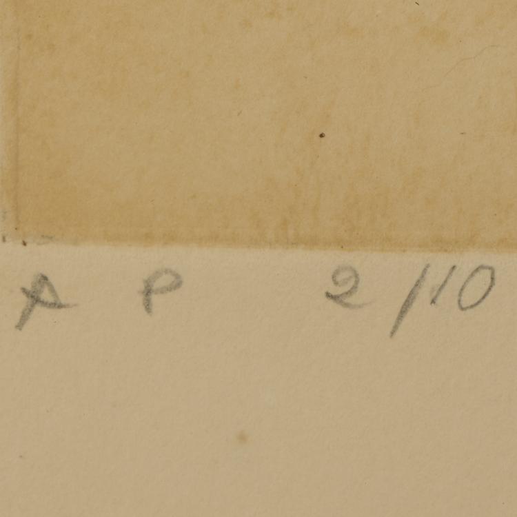 Bild 3 zu Objekt, Vier Radierungen: Composition III; V; VIII; X, 1976, Conrad Marca-Relli, 177C 746