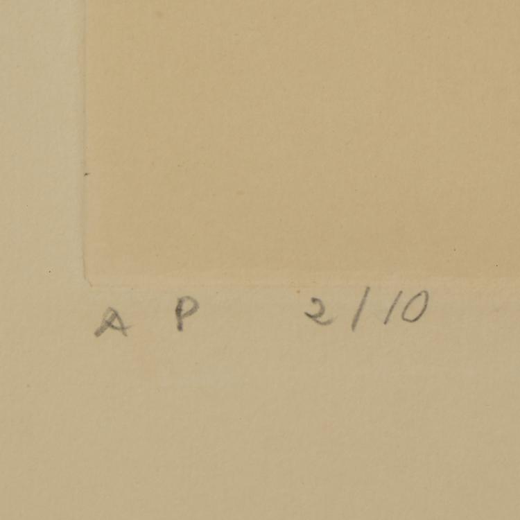 Bild 7 zu Objekt, Vier Radierungen: Composition III; V; VIII; X, 1976, Conrad Marca-Relli, 177C 746