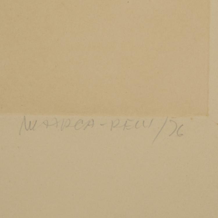 Bild 9 zu Objekt, Vier Radierungen: Composition III; V; VIII; X, 1976, Conrad Marca-Relli, 177C 746