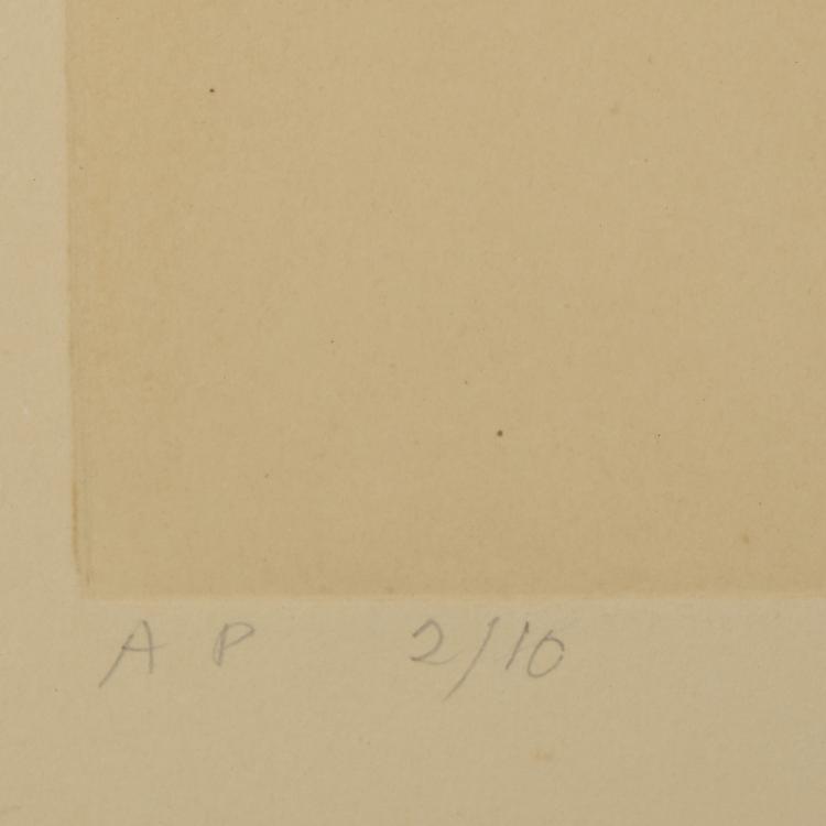 Bild 10 zu Objekt, Vier Radierungen: Composition III; V; VIII; X, 1976, Conrad Marca-Relli, 177C 746