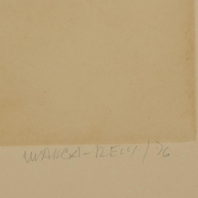 Bild 13 zu Objekt, Vier Radierungen: Composition III; V; VIII; X, 1976, Conrad Marca-Relli, 177C 746