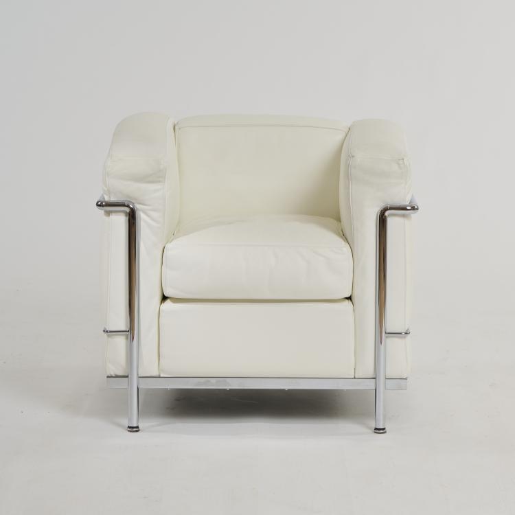 Bild 2 zu Objekt, 'LC 2' easy chair, 1928 (design), Pierre Jeanneret,Charlotte Perriand,Le Corbusier Charles-&Eacute;douard Jeanneret-Gris, Cassina, Mailand / Milan, 177A 24