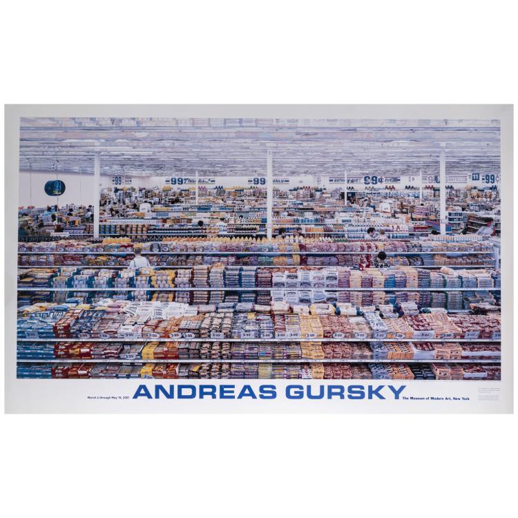 Hauptbild zu Objekt, Ausstellungsplakat '99 Cent', 2001, Andreas Gursky, 177C 726