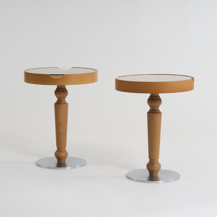 Hauptbild zu Objekt, Zwei Beistelltische, um 1993, Itallien / Italy, 177A 279