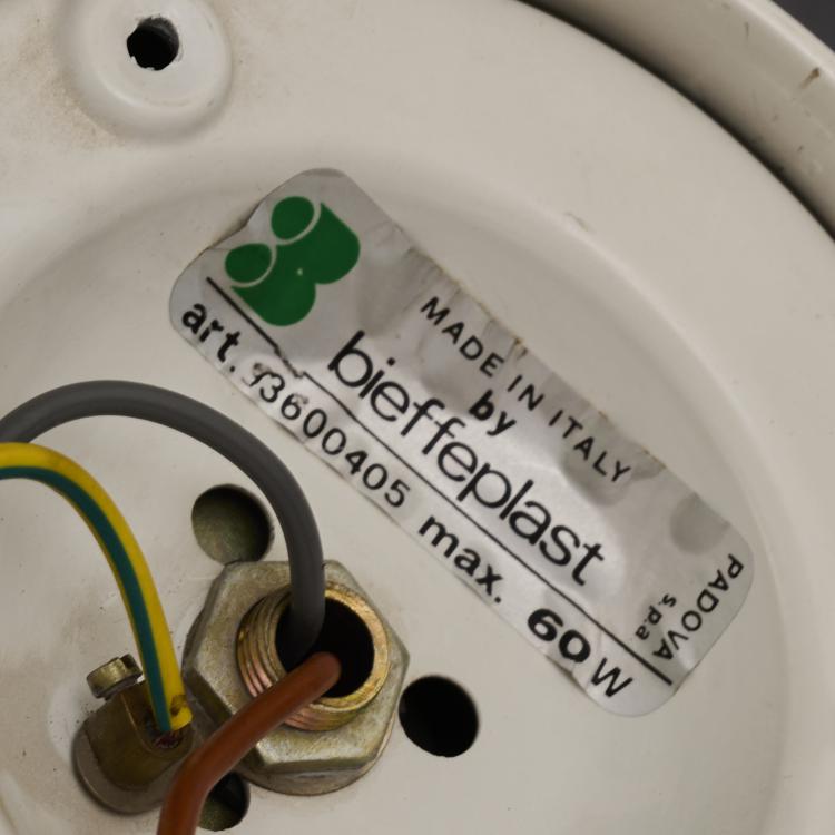 Bild 4 zu Objekt, Acht Wand- / Deckenleuchten 'Obliqua', 1969 (Entwurf), Ignazia Favata,Claudio Dini, Bieffeplast, Padua, 177A 324