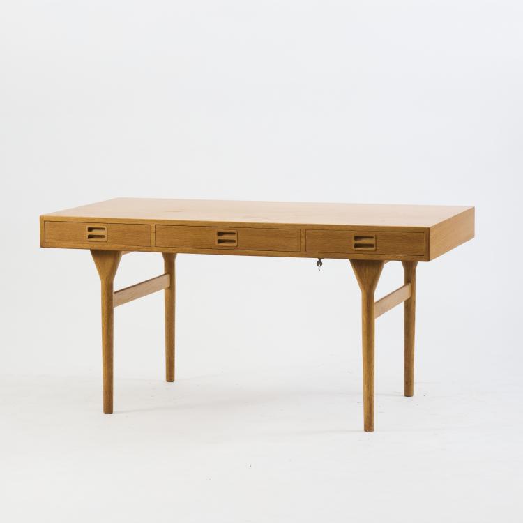 Hauptbild zu Objekt, Schreibtisch '93/3', 1952, Nanna Ditzel, Willadsen, S&oslash;ren, Furniture, Vejen, D&auml;nemark / Denmark, 177A 166