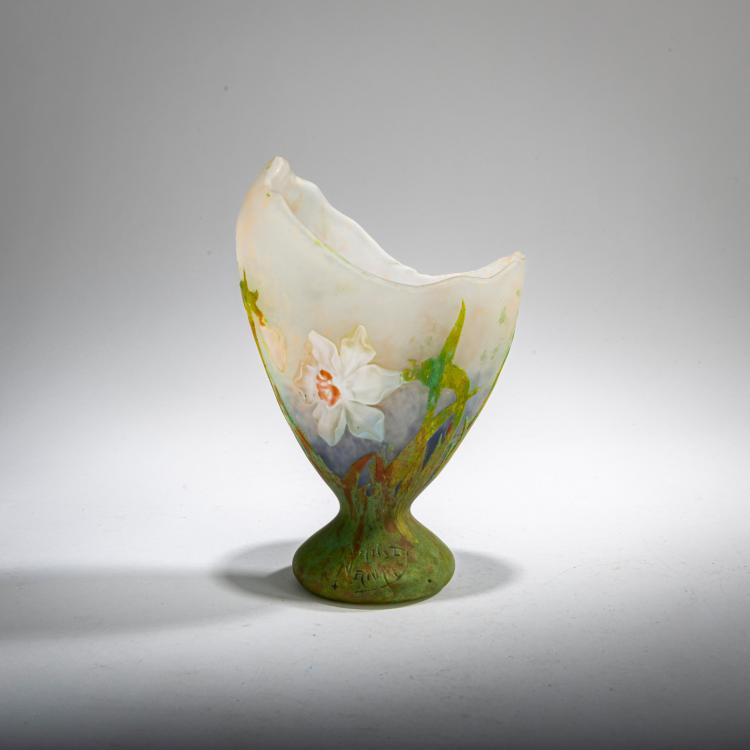 Hauptbild zu Objekt, Vase 'Narcisses', c. 1910, Daum Fr&egrave;res, Nancy, 178A 28