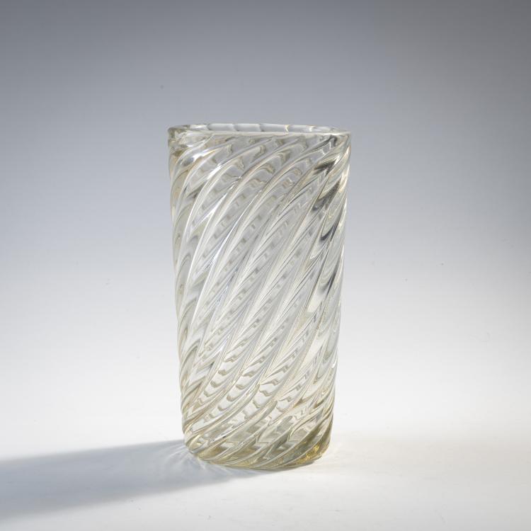 Hauptbild zu Objekt, Vase 'A coste', um 1935, Venini & C., Murano, 177B 512