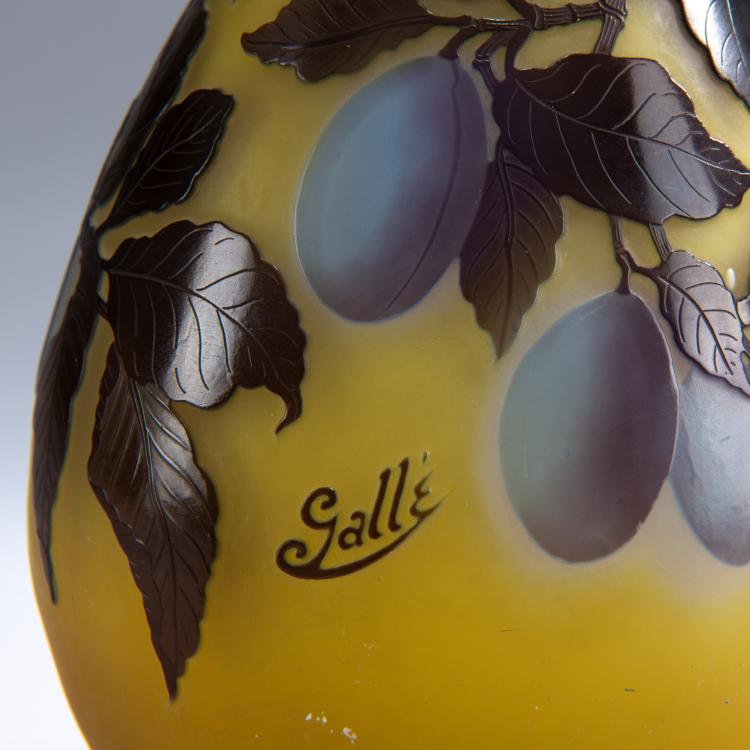 Bild 2 zu Objekt, Vase 'Quetsches', 1925-36, Emile Gall&eacute;, Gall&eacute;, Nancy, 178A 117