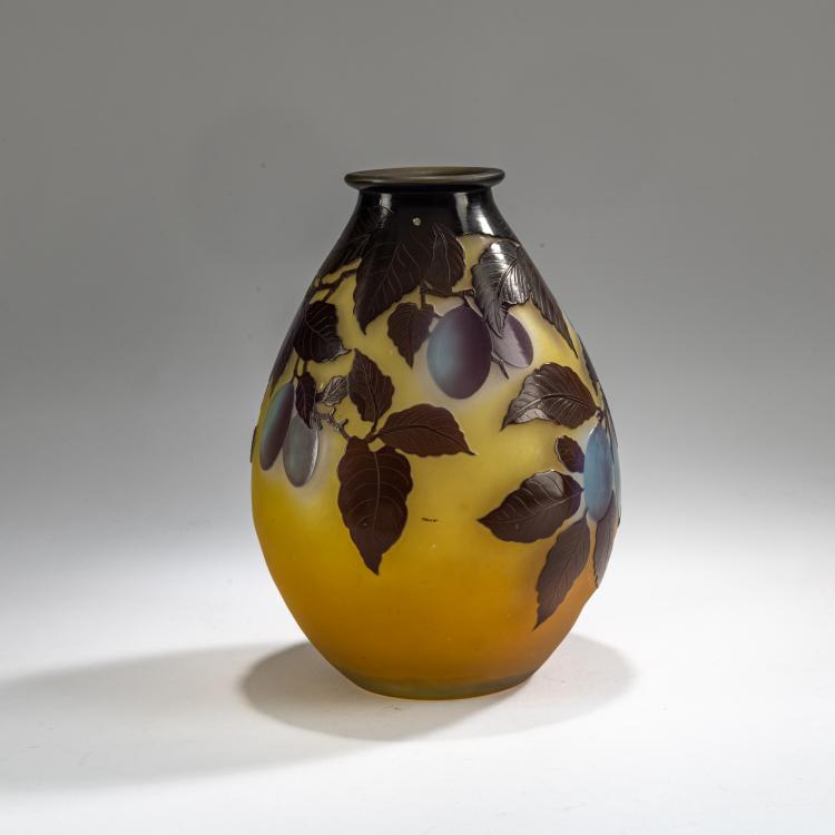 Bild 3 zu Objekt, Vase 'Quetsches', 1925-36, Emile Gall&eacute;, Gall&eacute;, Nancy, 178A 117
