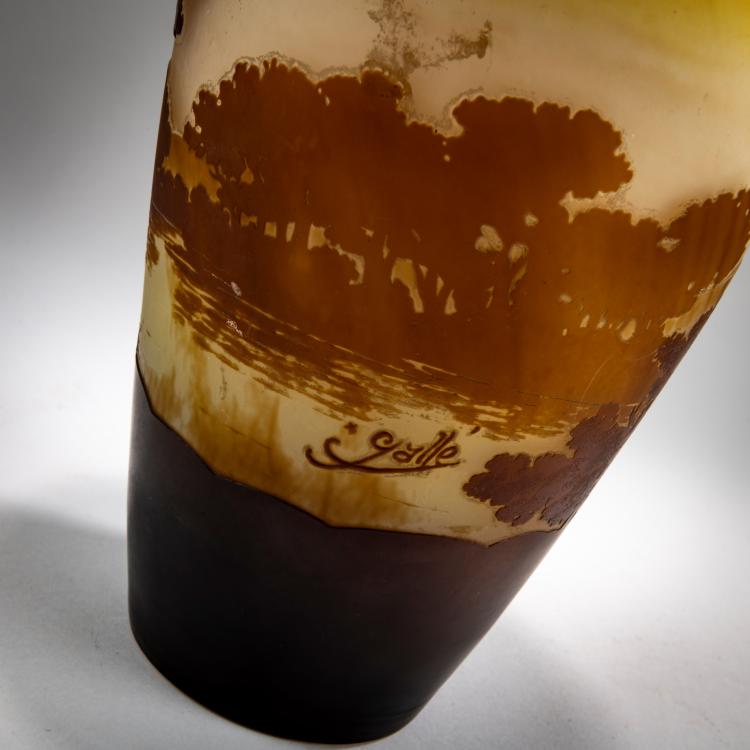 Bild 2 zu Objekt, Vase 'Paysage lacustre', presumably 1908-20, Emile Gall&eacute;, Gall&eacute;, Nancy, 178A 69