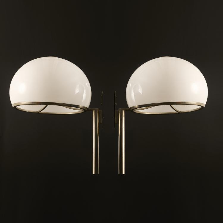Hauptbild zu Objekt, Two wall lights '252', 1966 (design), Vittorio Gregotti,Lodovico Meneghetti,Giotto Stoppino, Arteluce, Mailand / Milan, 177A 320