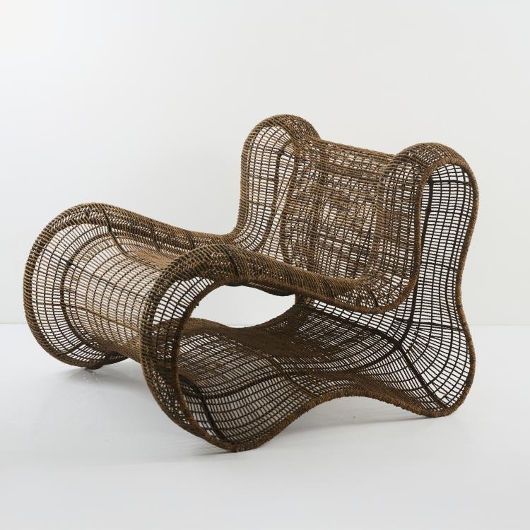 Hauptbild zu Objekt, Armchair 'Pigalle', 1990s, Kenneth Cobonpue, 177A 459