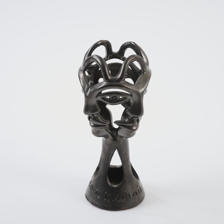 Bild 1 zu Objekt, Sculpture 'Quatre Visages', 1960er Jahre, Jean Marais, 177C 701