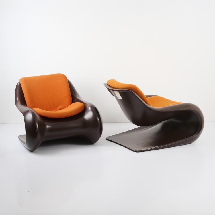 Bild 2 zu Objekt, Zwei Sessel 'Targa', 1970/71, Klaus Uredat, Horn GmbH & Co. KG, Rudersberg, 177A 356