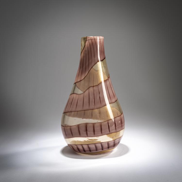 Bild 1 zu Objekt, 'Pezzo unico di prova' vase, 1955-60, Ercole Barovier, Barovier & Toso, Murano, 177B 530