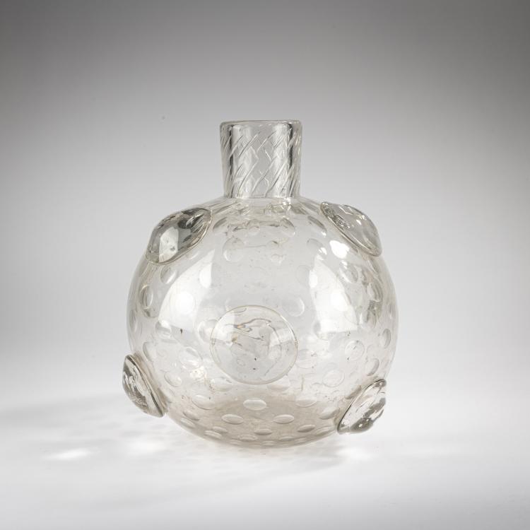 Hauptbild zu Objekt, Vase mit Applikationen, um 1940, Ercole Barovier, Barovier & Toso, Murano, 177B 523