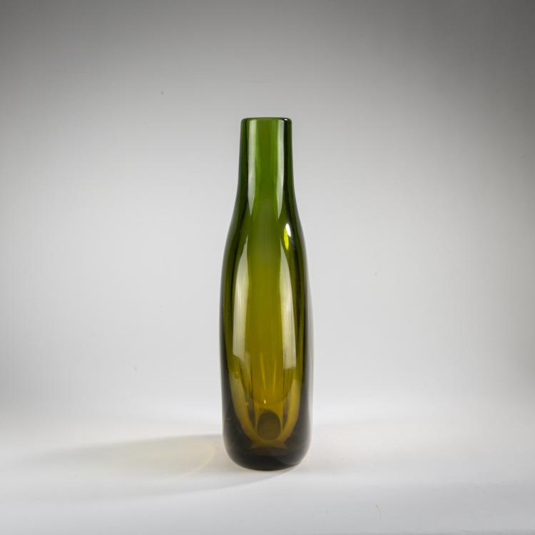 Bild 1 zu Objekt, Vase 'Sommerso verde giallo topazio', um 1955, Flavio Poli, Seguso Vetri d'Arte, Murano, 177B 595