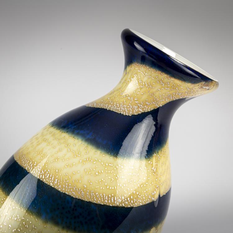 Bild 2 zu Objekt, Vase 'A reazione policrome', um 1950, Giulio Radi, A.Ve.M., Murano, 177B 585
