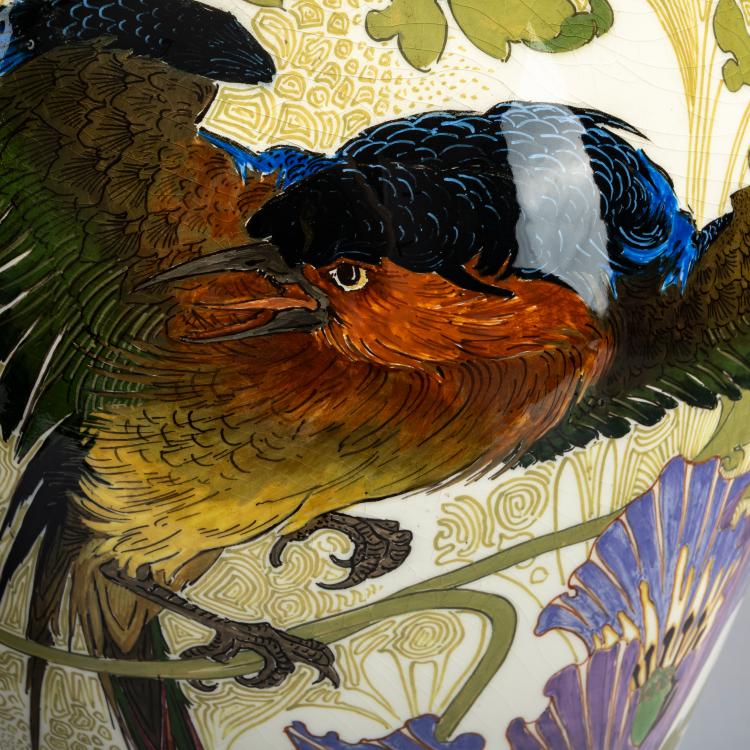 Bild 2 zu Objekt, Decorative jug, 1910-17, Willem (Wilhelmus Petrus) Hartgring, Zuid-Holland E. Esti&eacute; & Co., Gouda., 178A 360