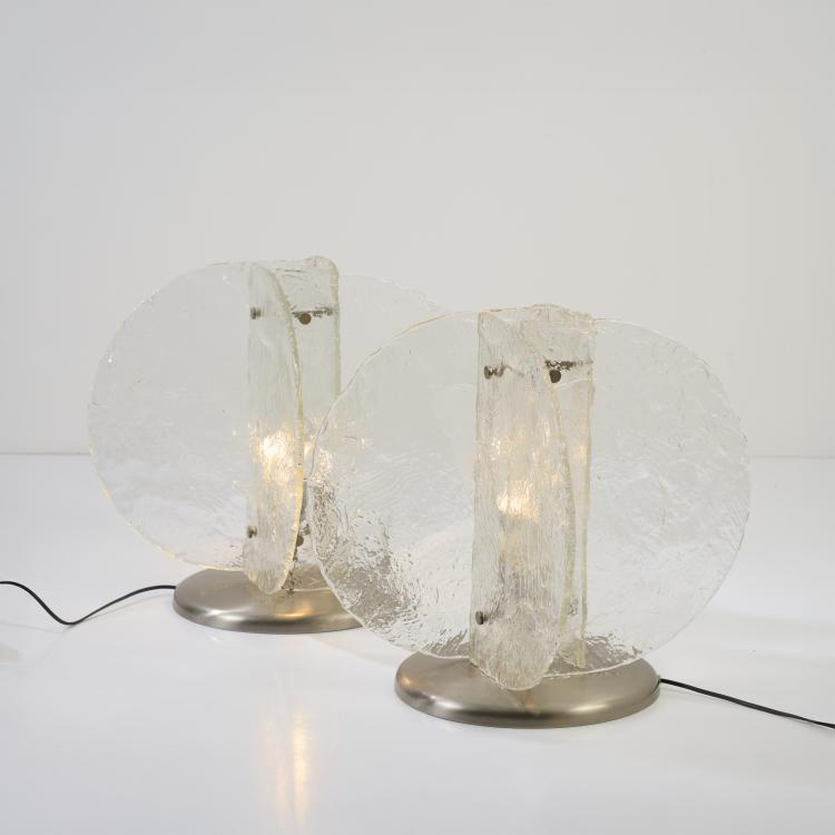 Bild 6 zu Objekt, Two table lights, 1970s, Carlo Nason, A.V. Mazzega, Murano, 177A 361