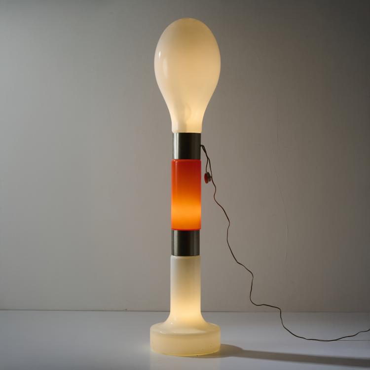 Hauptbild zu Objekt, Floor lamp, 1960s, Carlo Nason, Mazzega, A. V., Murano, 177A 313