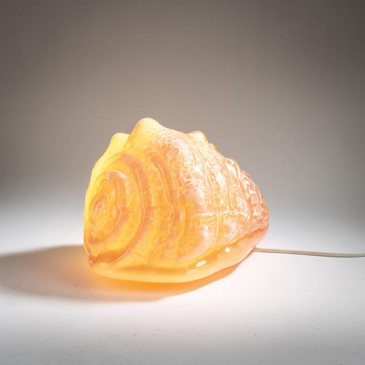 Bild 2 zu Objekt, Table lamp 'Conchiglia', c. 1965 (design), Carlo Nason, Mazzega, A. V., Murano, 177A 310