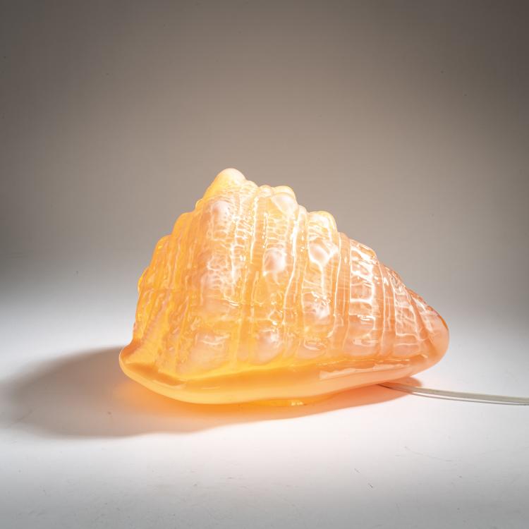 Bild 3 zu Objekt, Table lamp 'Conchiglia', c. 1965 (design), Carlo Nason, Mazzega, A. V., Murano, 177A 310