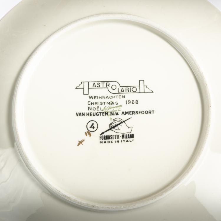 Bild 2 zu Objekt, Seven Plates 'Astrolabio', 1965-71, Piero Fornasetti, Fornasetti, Mailand / Milan, 177A 81