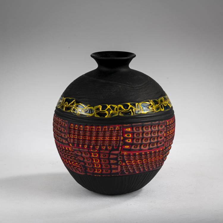 Hauptbild zu Objekt, Vase from the 'Black Tribe Collection', 2010, Massimiliano Schiavon, Schiavon, 177B 631