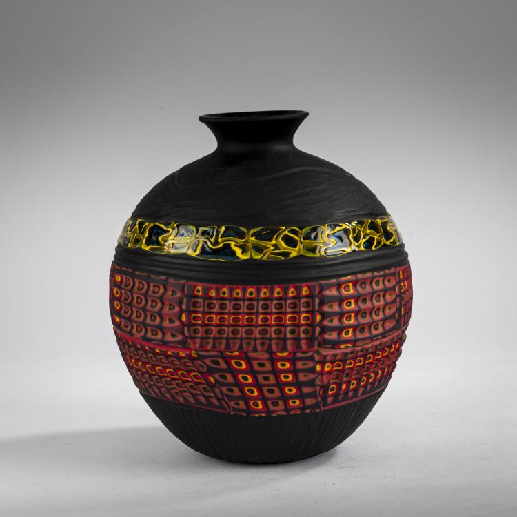 Bild 1 zu Objekt, Vase from the 'Black Tribe Collection', 2010, Massimiliano Schiavon, Schiavon, 177B 631