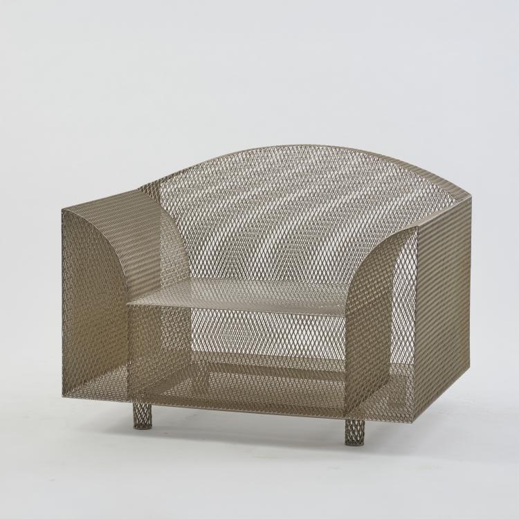 Bild 1 zu Objekt, 'How High The Moon' easy chair, 1986 (design), Shiro Kuramata, Vitra, Birsfelden, 177A 438