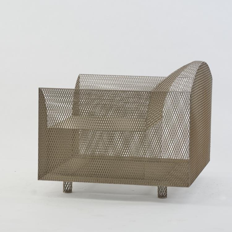 Bild 3 zu Objekt, 'How High The Moon' easy chair, 1986 (design), Shiro Kuramata, Vitra, Birsfelden, 177A 438