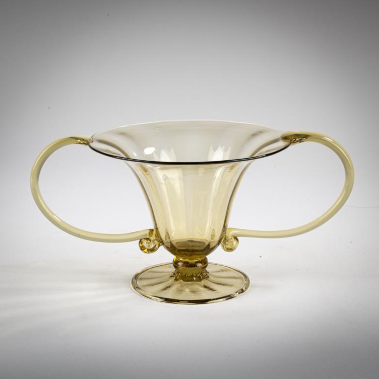 Hauptbild zu Objekt, Vase 'Libellula', 1921/22, Vittorio Zecchin, Cappellin, M.V.M., Murano, 177B 482