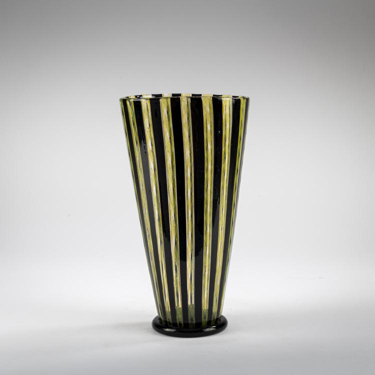 Hauptbild zu Objekt, 'A canne' vase, c. 1952, Dino Martens, Toso, Aureliano, Murano, 177B 583