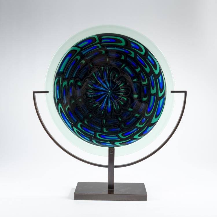 Bild 1 zu Objekt, Teller 'Murrine incalmo', um 1980, Luciano Vistosi, Vistosi, Vetreria, Murano, 177B 622